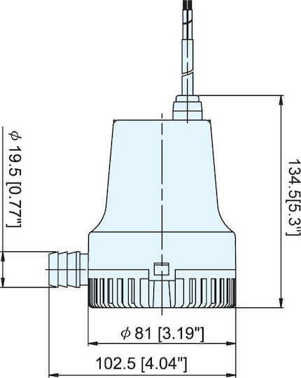 Eval Антлия Bilge за Скъф Automatic 400 25л/мин 12V
