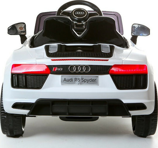 Audi R8 Spyder Διθέσιο με Τηλεκοντρόλ Licensed 12 Volt Λευκό για 1+ Ετών