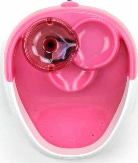 All For Paws Modern Cat Plastic Waterer / Fountain for Dog & Cat 1lt 13cm in Fuchsia Color