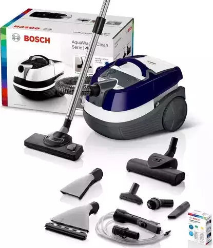 Bosch Aquawash & Clean Прахосмукачка За Течности / Твърди 1700W с Пластмаса Контейнер 5лт