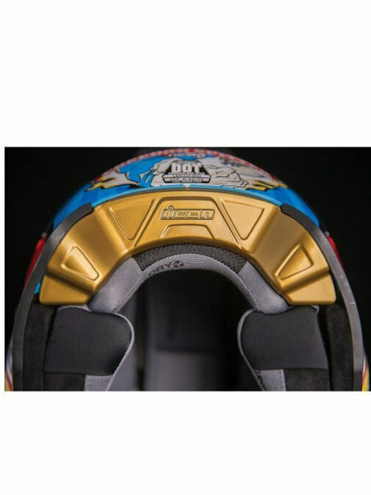 Icon Airflite Motorcycle Helmet Full Face with Sun Visor
