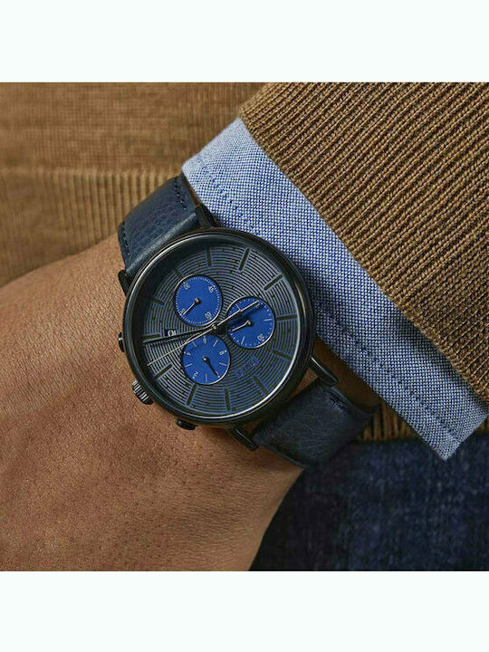 Timex Fairfield Ρολόι Μπαταρίας με Δερμάτινο Λουράκι Timex Fairfield Ρολόι Μπαταρίας με Δερμάτινο Λουράκι