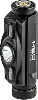 Neo Tools Επαναφορτιζόμενος Φακός Κεφαλής LED με Μέγιστη Φωτεινότητα 1000lm