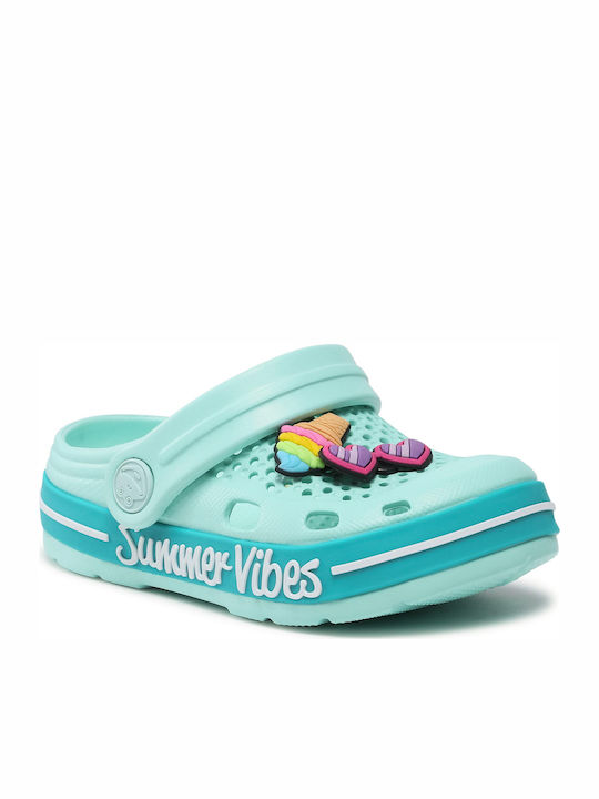 Coqui Lindo Children's Beach Clogs Green