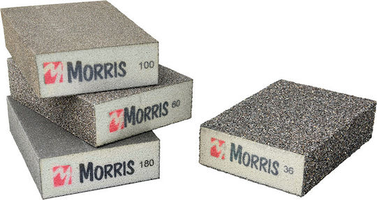 Morris Sponge Block Four Sides Sanding Sponge K180 67x98mm 36085