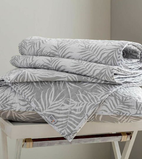 Vesta Home Vesta Home Tagesdecken Einzeln aus Polyester Grau 160x230cm 2Stücke
