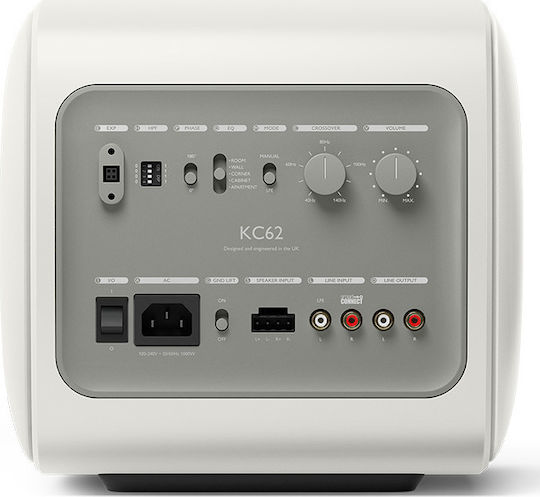Kef KC62 KC62 Ασύρματο Αυτοενισχυόμενο Subwoofer με Ηχείο 6.5" 1000W Λευκό