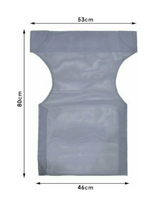 Megapap Waterproof Director Chair Cover Anthracite 46x80cm