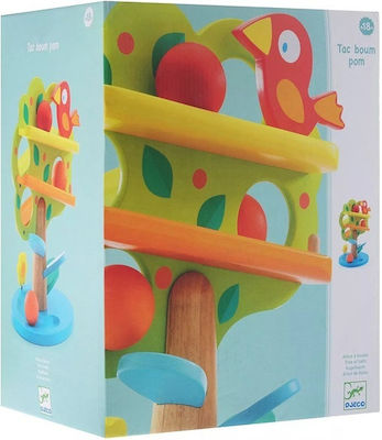 Djeco Baby-Spielzeug Κατρακύλα Μπίλιας Δένδρο aus Holz für 18++ Monate (Verschiedene Designs/Sortimente von Designs) 1 Stk