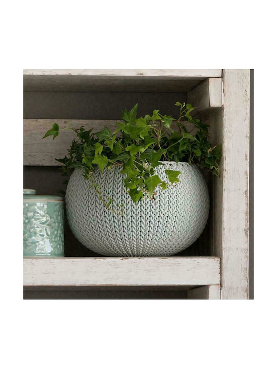 Keter Cozy Topf Runder Topf Kunststoff Gray 36x36x22.5cm.