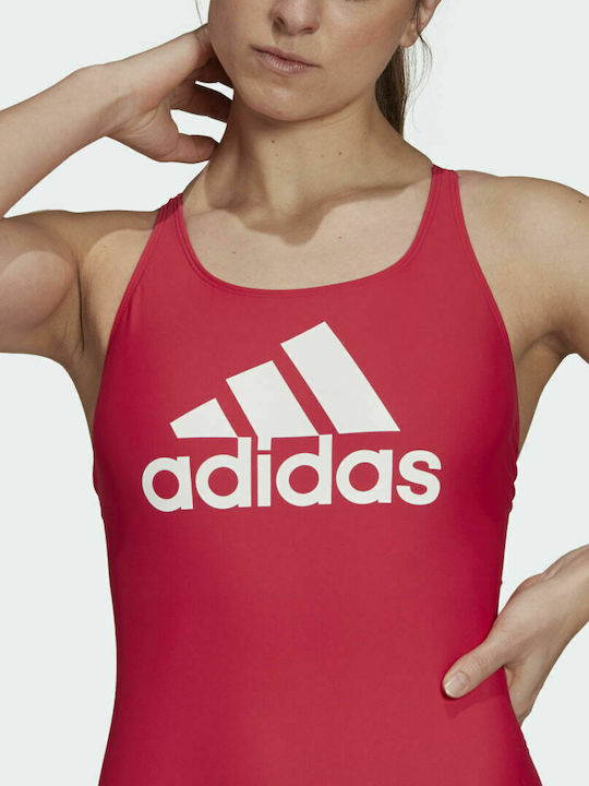 SH3.RO Big Logo Activewear Swimsuit Fuchsia