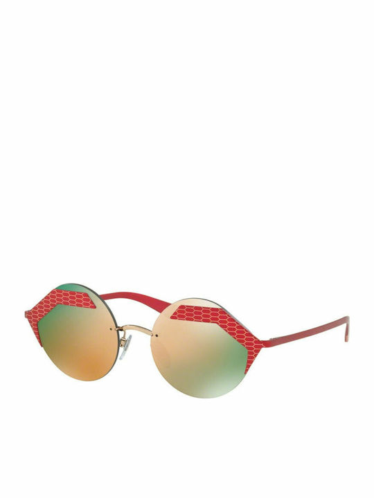 Bvlgari Sonnenbrillen Κόκκινα mit Metall Gestell