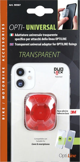 Lampa Moto Opti Case Opti Line Αυτοκόλλητος Αντάπτορας για Θήκη Κινητού Μοτοσυκλέτας