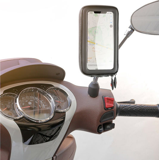 Lampa Smart Scooter Case Mount Phone Motorcycle with Case for Mirror 165x90mm