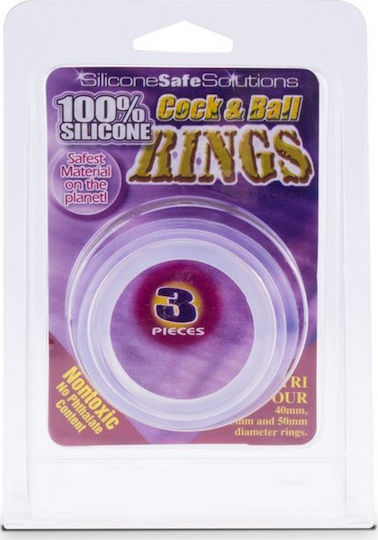 Nanma Cock & Ball Rings White