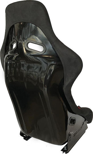 Carner Eimer Rechter & linker Sitz Eimer Rennsuede Alcantara Schwarz Schwarz