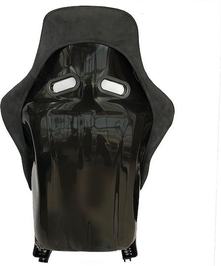 Carner Eimer Rechter & linker Sitz Eimer Rennsuede Alcantara Schwarz Schwarz
