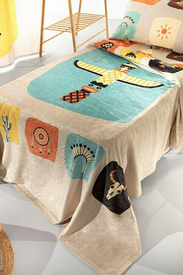 Saint Clair Blanket Fleece Indian Beige 160x220cm