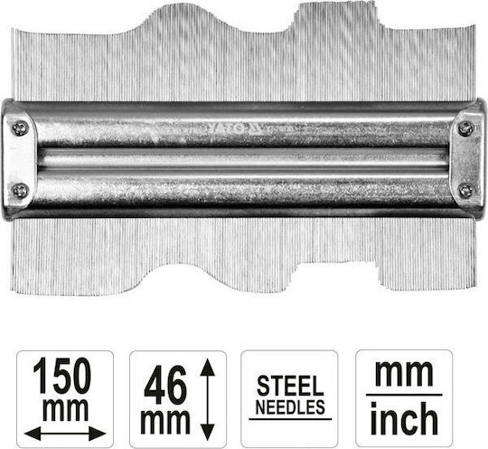 Yato Pantograf 125mm YT-70870 Handwerkzeug-Set 35Stück