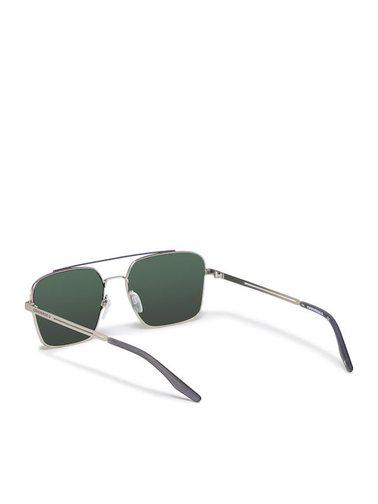 Converse Activate Ochelari de soare Argintiu cu Cadru & Verde Lentilă