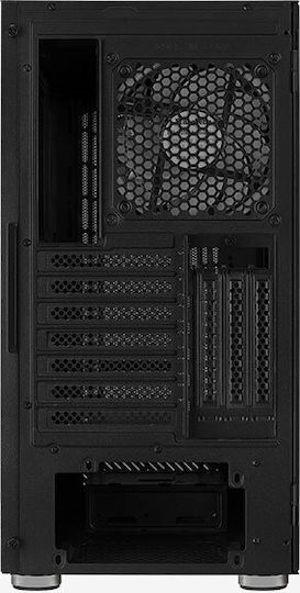 Aerocool Graphite ARGB Gaming Midi Tower Κουτί Υπολογιστή με Πλαϊνό Παράθυρο Μαύρο