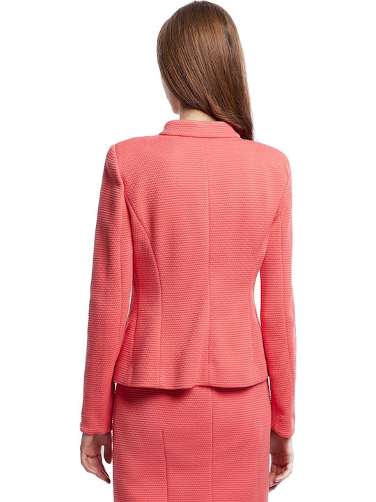 Emporio Armani Alba Blazer pentru femei Cu talie Sacou Roz