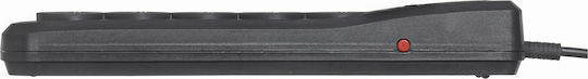 Active Jet Power Strip 5 Positions with USB-A, Switch and Cable 1.5m