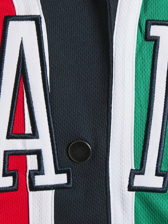 Block Baseball Short-sleeved Shirt Multicolour
