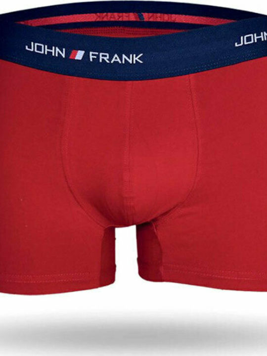 John Frank Herren Boxershorts Mehrfarbig 3Packung