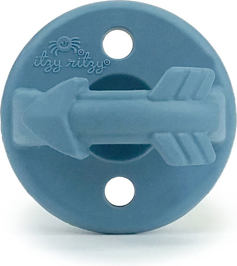 Itzy Ritzy Sweetie Pacifiers Silicone Bows - Blue for 3+ months 2pcs