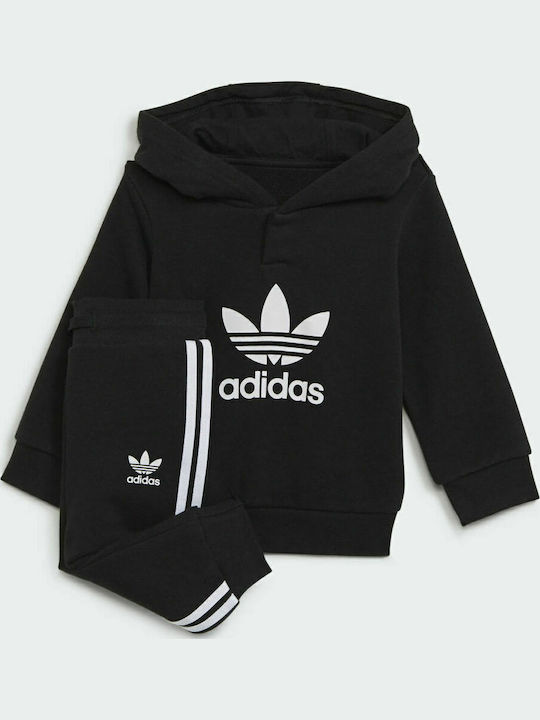 Kids Sweatpants Set Black 2pcs Adicolor