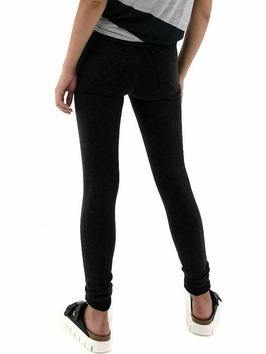 Cheap Monday High Waist Women's Jean Trousers Black