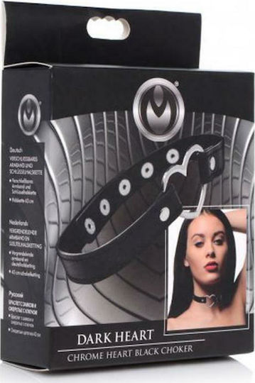 XR Master Series Dark Heart Choker Κολάρο σε Μαύρο Χρώμα