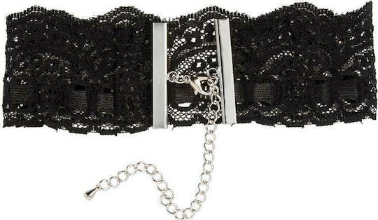 Cottelli Collection Spitzen Halsband Sexy Choker Schwarz