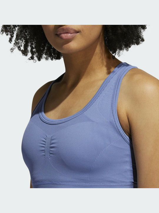 Performance Women's Sports Bra with Removable Padding Purple