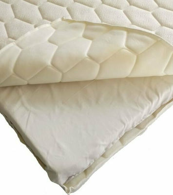 Strom Eco Semi Double Latex Mattress Topper Latex 4+ Aloe Vera with Aloe Vera & Removable Cover 120x190cm