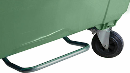 Green City International Plastic Wheeled Waste Bin 1100lt Green