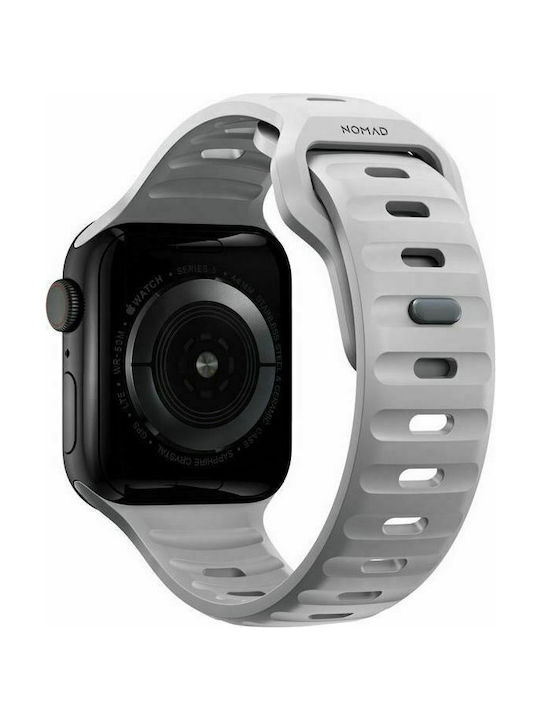 Nomad Sport Strap M/L Λουράκι Σιλικόνης Γκρι (Apple Watch 42/44/45mm)