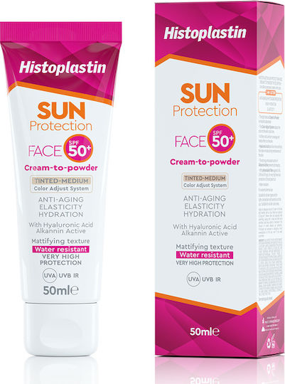 Heremco Histoplastin Sun Protection Слънцезащитен Крем За Лице SPF50 С Оцветяване 50ml