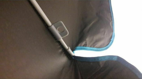 Hupa Oasis BlackOut Beach Umbrella Diameter 2m with UV Protection and Air Vent Gray