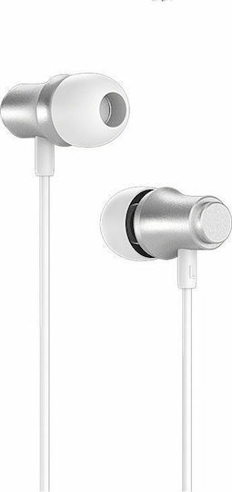 Borofone BM29 Gratified In-ear Handsfree με Βύσμα 3.5mm Λευκό