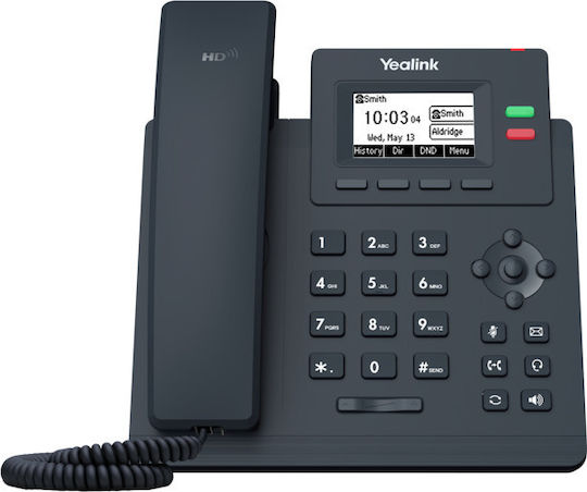 Yealink SIP-T31 Cu fir Telefon IP 2 linii Negru