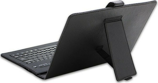 NOD Bluetooth Type & Protect Flip Cover με Πληκτρολόγιο στα Ελληνικά Μαύρη (Universal 9.6-10.1")