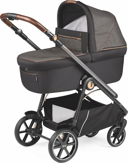 Peg Perego Veloce SL Modular Fiat 500 Edition Ρυθμιζόμενο Καρότσι 3 σε 1 Kατάλληλο για Nεογέννητο Γκρι 10.7kg