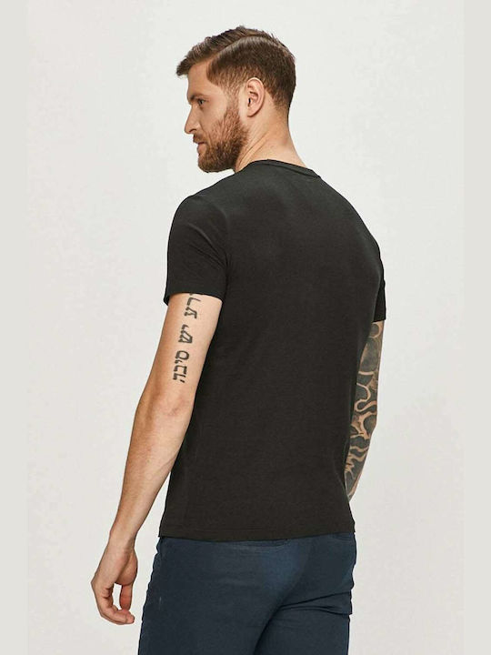 Ralph Lauren T-shirt Bărbătesc cu Mânecă Scurtă Negru