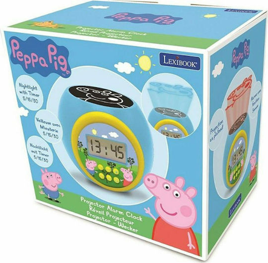 Lexibook Επιτραπέζιο Ρολόι Peppa Pig Μπλε