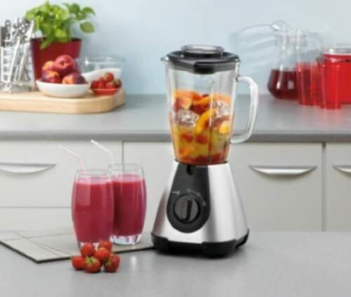 Tefal Μπλέντερ με Γυάλινη Κανάτα 1.75 lt 500W Γκρι BL315E01
