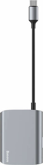 Baseus Enjoyment Series Конвертор USB-C мъжки към VGA женски Сив 1бр