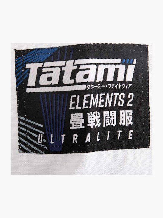 Tatami Fightwear Elements Ultralite 2.0 Ανδρική Στολή Brazilian Jiu Jitsu Λευκή