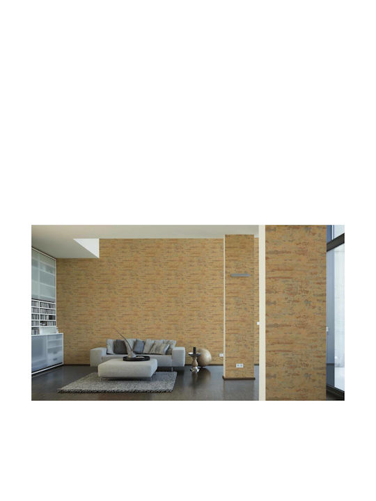 Wall Wallpaper Elements Beige 1005x53cm Washable